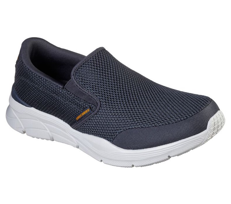 Skechers Herr Mörk Grå Slip On - Relaxed Fit: Equalizer 4.0 - Krimlin - Sverige (SWEFB-7635)